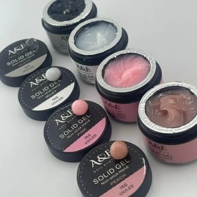 تصویر لاک ژل سالید ساده A&E 