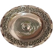 تصویر پیش دستی مسی گلبرگ سه پایه 