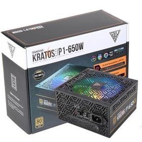 تصویر پاور ۶۵۰ وات گیم دیاس KRATOS P1 650G GOLD 