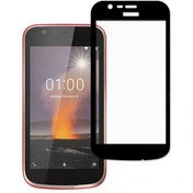 تصویر گلس فول و محافظ تمام صفحه Nokia 1 