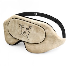تصویر چشم بند خواب کورال طرح لاین آرت مدل Coral193 Kava Coral193 Line Art Sleep Mask