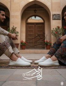 تصویر گیوه دور کنفی بدون طرح 