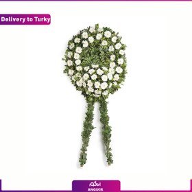 تصویر تاج گل تسلیت و ختم (ارسال گل به ترکیه) 