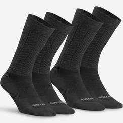 تصویر جوراب بلند زمستانی / گرمایی کچوا- مشکی – 2 جفت – SH500 Mid 