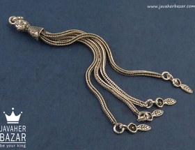 تصویر کرکوش نقره طرح برگ کد 32604 