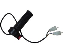 تصویر دسته گاز دوچرخه و موتور برقی 