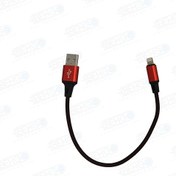 تصویر کابل پاوربانک لایتنینگ usb-a to lightning باز 30cm D-net usb-a to lightning 30cm