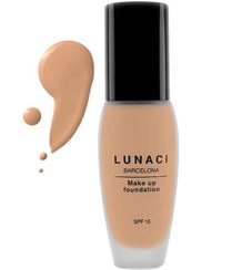 تصویر کرم پودر SPF15 حجم 30میل لوناسی 03-بژ Lunaci Foundation 30ml