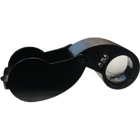 تصویر ذره بین تاشو مشکی MG21016B 40X 