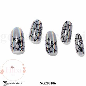 تصویر استیکر کاشت ناخن_کد NG200106 gel nail sticker_NG200106