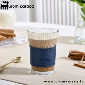 تصویر لیوان چرم خنک لمسی لت فنجان 210 میلی لیتر سیاه Karaca 