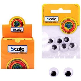 تصویر چشم عروسک سایزهای مختلف اسکیل 72 بسته 