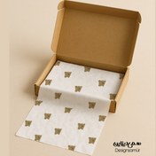 تصویر کاغذ پوستی طرح تدی 