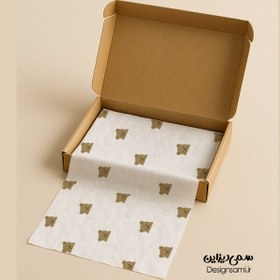 تصویر کاغذ پوستی طرح تدی 