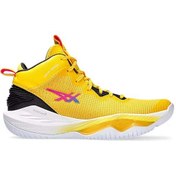 تصویر کفش والیبال اسیکس مدل Nova Surge 2 رنگ زرد و سفید 