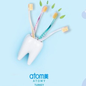 تصویر مسواک با خواص آنتی باکتریال اتمی Atomy toothbrush