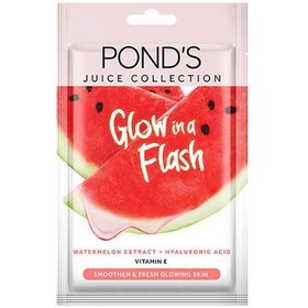 تصویر ماسک صورت هندوانه پوندز PONDS ورقه ای Glow in Flash 