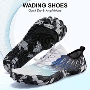 تصویر کفش آبی مردانه Plankzone مدل Deep Ocean رنگ سفید آبی 