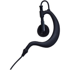 تصویر هدست سیمی واکی تاکی walkie-talkie H1 headset wired intercom headset ear-hook 3.5MM 