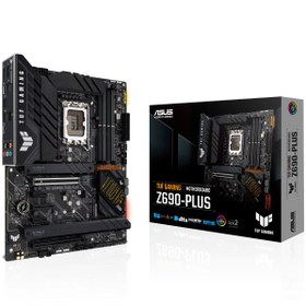 تصویر مادربرد گیمینگ ایسوس TUF GAMING Z690-PLUS D4 ASUS TUF GAMING Z690-PLUS D4 LGA 1700 Motherboard