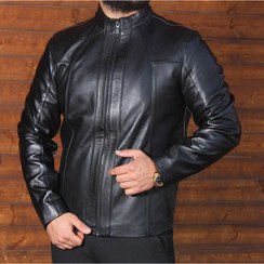 تصویر کاپشن چرم مردانه مدل 2175 