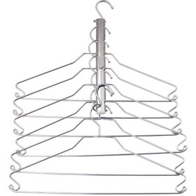 تصویر آویز جادویی پیراهن استیل( ۶ تایی) 