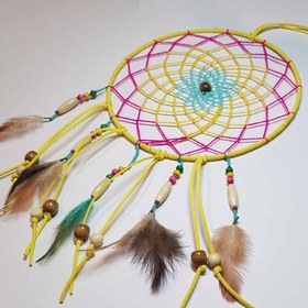 تصویر آویز دریم کچر زرد مدل DRMDIVARZRDD 