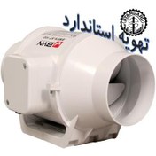 تصویر میکس فن بین کانالی مدل BMFX-100 IN LINE DUCT FANS MIXED FLOW