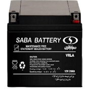 تصویر باتری 12 ولت 28 آمپر صبا باتری مدل SB 
