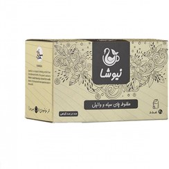 تصویر چای سیاه و وانیل نیوشا مدل ساشه ای ۲۰ عددی 