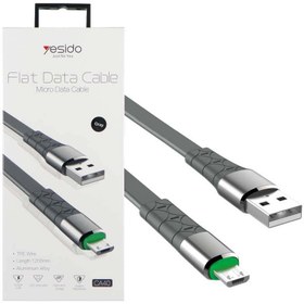 تصویر کابل میکرو یو اس بی Yesido CA40 2.4A 1.2m Yesido CA40 2.4A 1.2m MicroUSB Cable