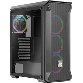 تصویر کیس کامپیوتر گرین Z5 Surena RGB Mid Tower مشکی Green Z5 Surena RGB Mid Tower Black Computer Case