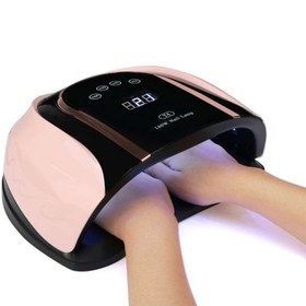تصویر دستگاه یووی ال ای دی (تی چهار T4) لاک خشک کن جفت دست ا UV LED NAIL LAMP UV LED NAIL LAMP