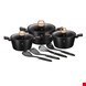 تصویر سرویس قابلمه کفگیر ملاقه 10 پارچه برلینگر هاوس مجارستان BerlingerHaus 10-PIECE COOKWARE SET BERLINGER HAUS BH/6154 BLACK ROSE COLLECTION 