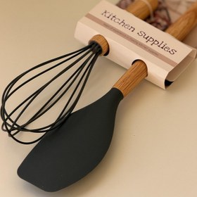 تصویر ست لیسک و همزن سیلیکونی 