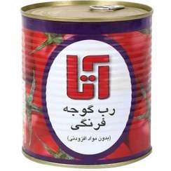 تصویر رب گوجه فرنگی آتا مقدار 800 گرم ا Ata Tomato Paste 800gr Ata Tomato Paste 800gr