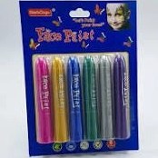 تصویر ماژیک گریم صورت 6 رنگ 