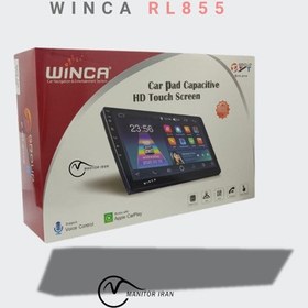 تصویر مانیتور جک J4 برند وینکا 1+32 اپل کارپلی مدل WIN34 همراه با قاب 