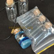 تصویر بطری شیشه ای ۳ عددی 