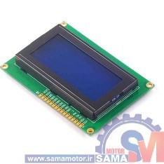 تصویر نمایشگر LCD کارکتری 16×4 با بک لایت آبی 