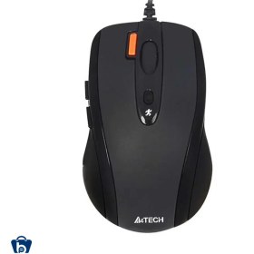 تصویر ماوس با سیم ای فورتک سایلنت مدل N-70FXS A 4 tech N-70FXS Silent Wired Mouse