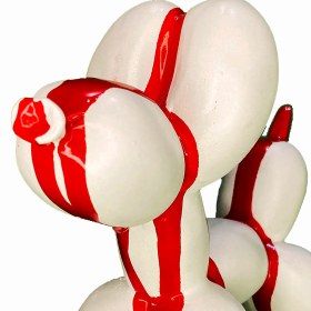 تصویر مجسمه سگ بادکنکی 