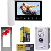 تصویر آیفون تصویری تابا مدل TVD-5-70 پک کامل یک واحدی 