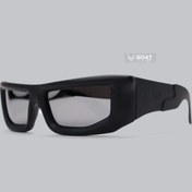 تصویر عینک آفتابی Off-White مدل 6125 فریم مستطیلی مشکی مات 