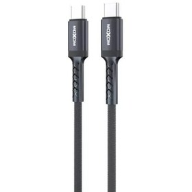 تصویر کابل شارژ USB-C به USB-C موکسوم مدل MX-CB69 100W طول 1 متر 