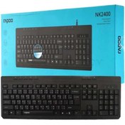 تصویر کیبورد رپو مدل NK 2400 باسیم Keyboard Rapoo NK 2400 Wired