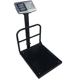 تصویر باسکول محک ۳۰۰ کیلویی تاشو گارددار با نمایشگر دو طرفه 