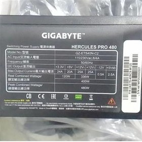 تصویر Power gigabyte 480w 