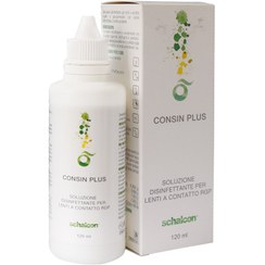 تصویر شالکون کانزین پلاس محلول استریل لنز تماسی سخت Consin Plus Oschalcon Disinfectant Solution For Rigid And Gas Permeable Contact Lenses