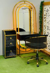 تصویر آینه قدی با کشو 